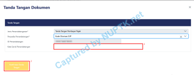 Tanda Tangan Dokumen
